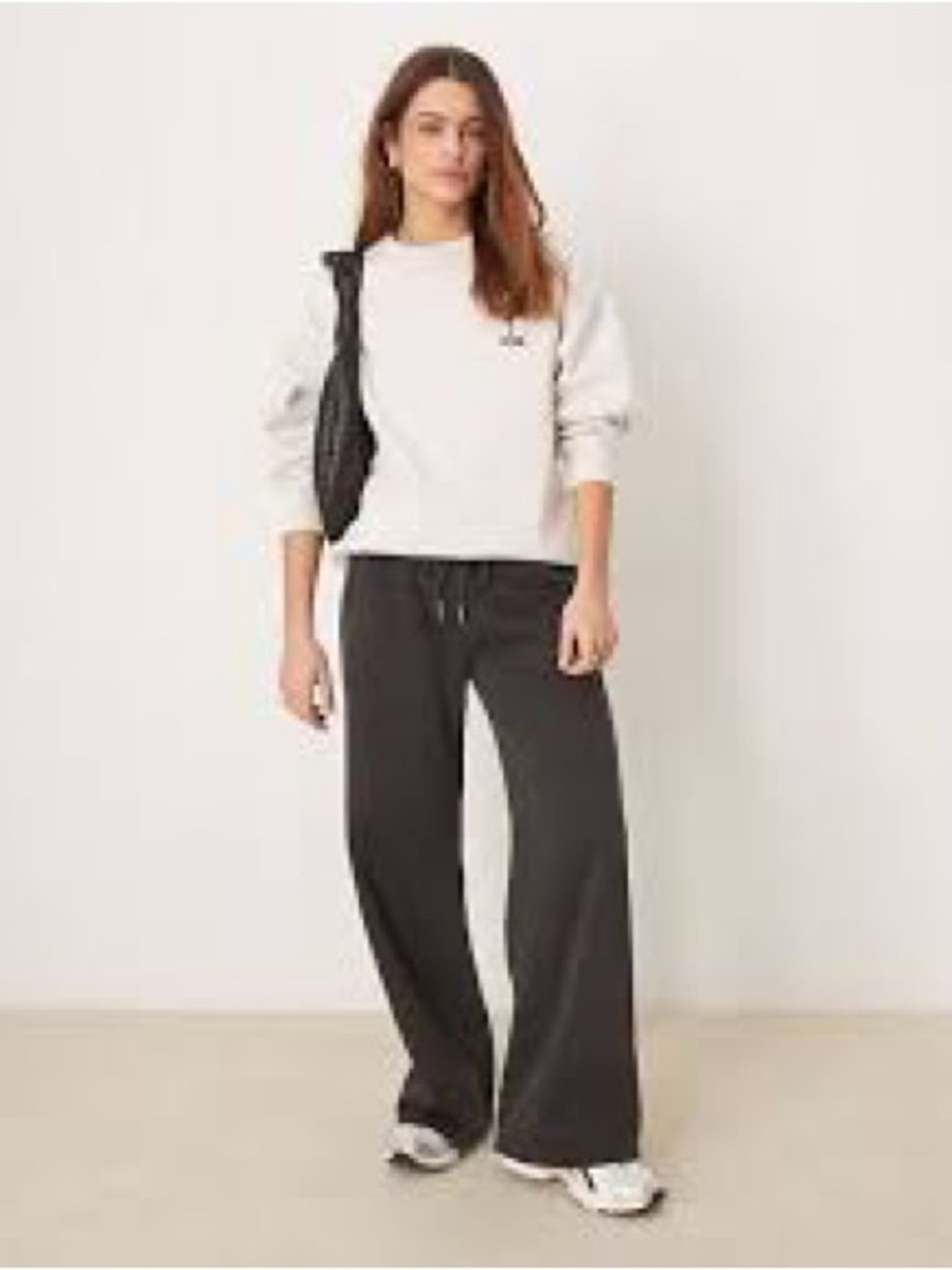 Abercrombie & Fitch Essentials Baggy Wide Leg Drawstring Sweatpants